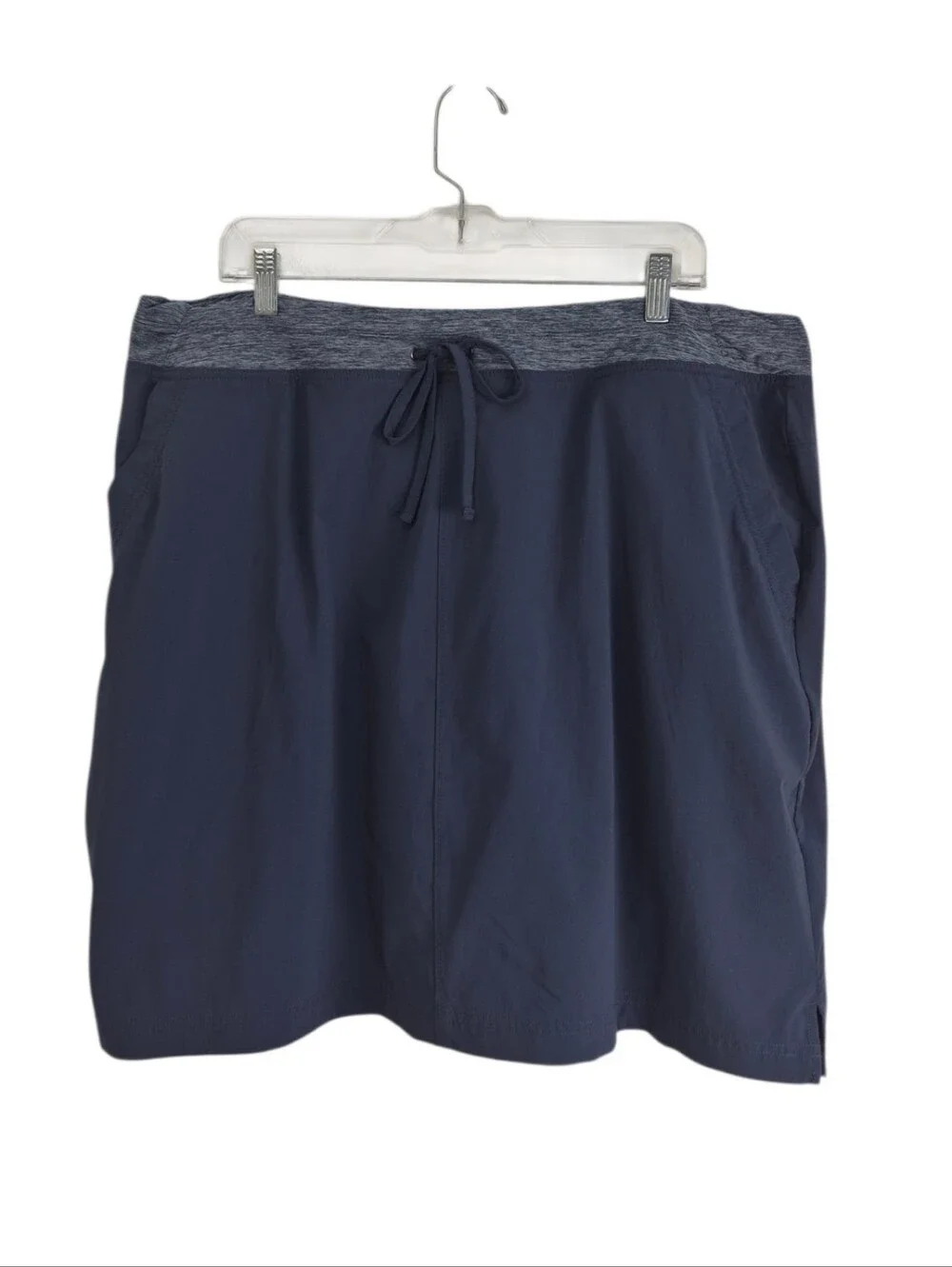 Duluth Trading Co Armachillo Cooling Skort Stretch Knit Sz 18 Active Pockets